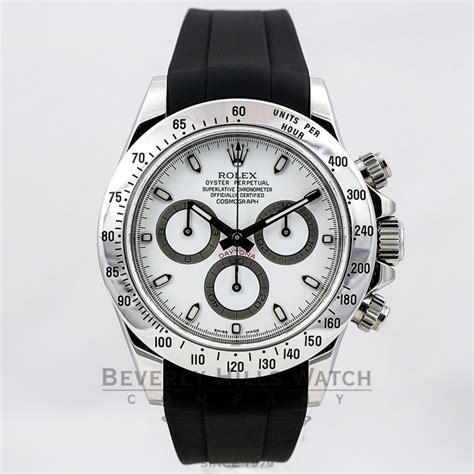 rolex daytona steel rubber strap
